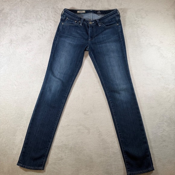 Ag Adriano Goldschmied Denim - AG Adriano Goldschmied The Stilt Cigarette Jeans Dark Wash 26R Made in USA‎